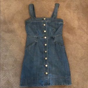 Michael Kors button-down denim mini dress